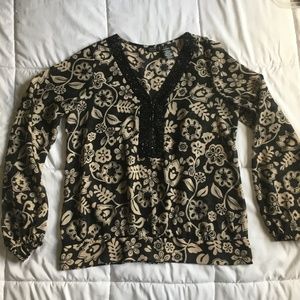 🏈 3/$15 nicole by nicole miller top black